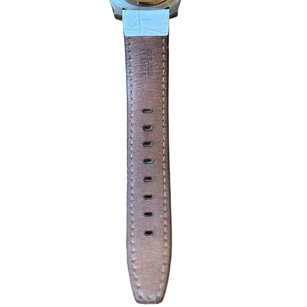 Tommy Bahama TB2128 Women's Sparkling Stones‎ Bezel White Dial Leather Watch